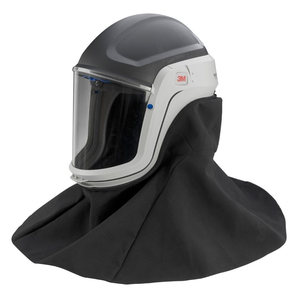 3M Versaflo M-407 Boyun Korumalı ve Aleve Dayanıklı Baret