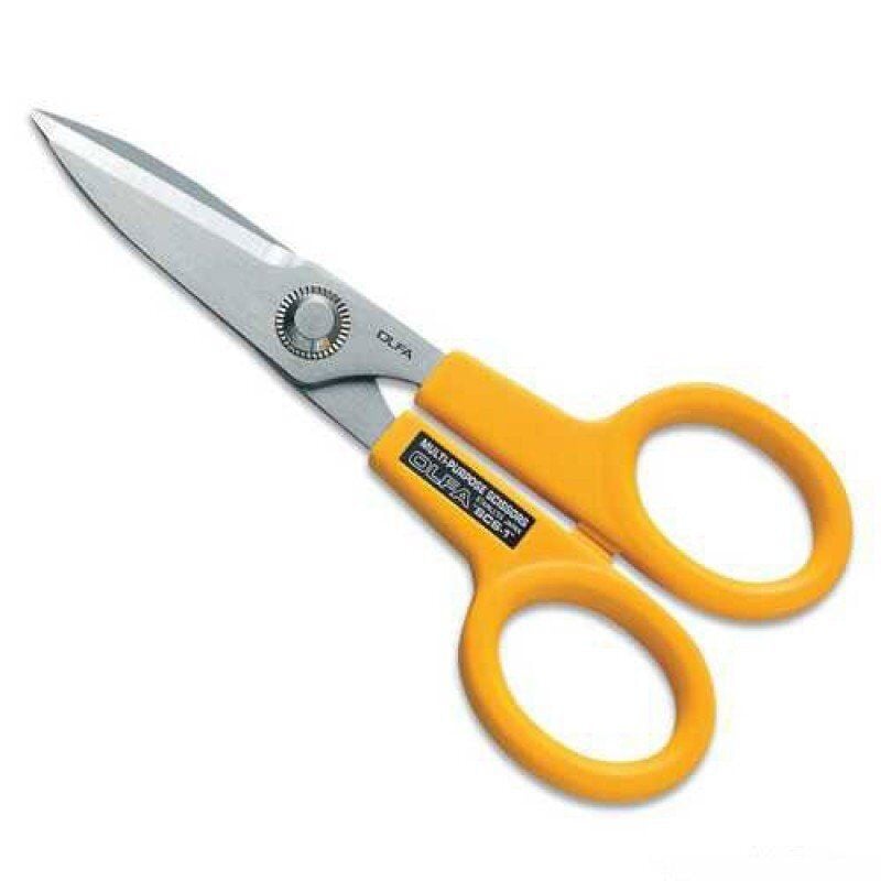 OLFA SCS-1 PASLANMAZ ÇELİK ÇOK İŞLEVLİ MAKAS (KÜÇÜK BOY - 12.7 CM)