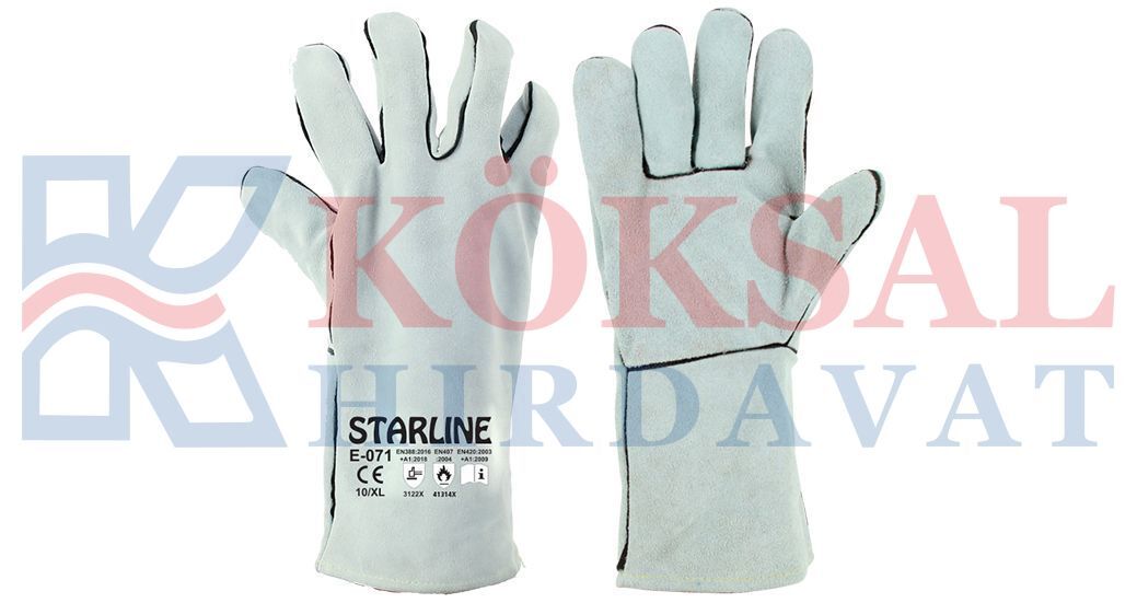 STARLİNE E-071 DERİ KAYNAK ELDİVENİ