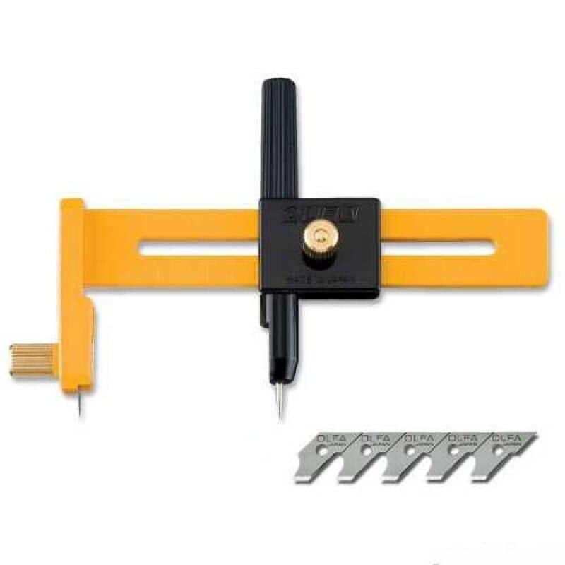 OLFA CMP-1 DAİRE KESİCİ BIÇAKLAR (5 BIÇAK YEDEKLİ)