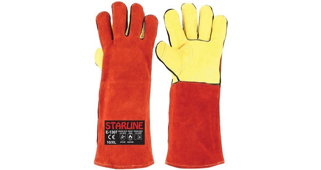 E-1307 YARMA DERİ KAYNAK ELDİVENİ