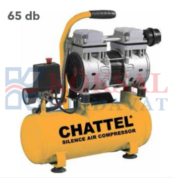 Chattel CHT-1209 Sessiz-Yağsız Kompresör 9 litre