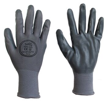 NİTRİL MONTAJ ELDİVENİ (GRİ) NO:10