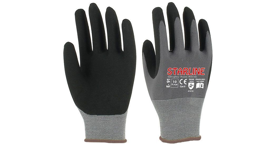 E-91 Köpük Nitril Eldiven