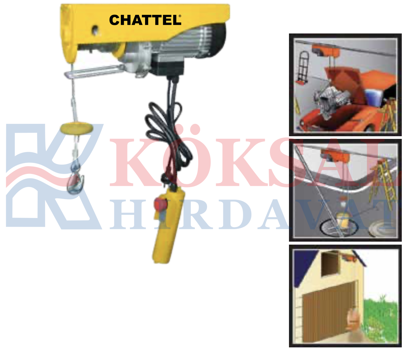 ELEKTRİKLİ VİNÇ CHT-2250 CHATTEL