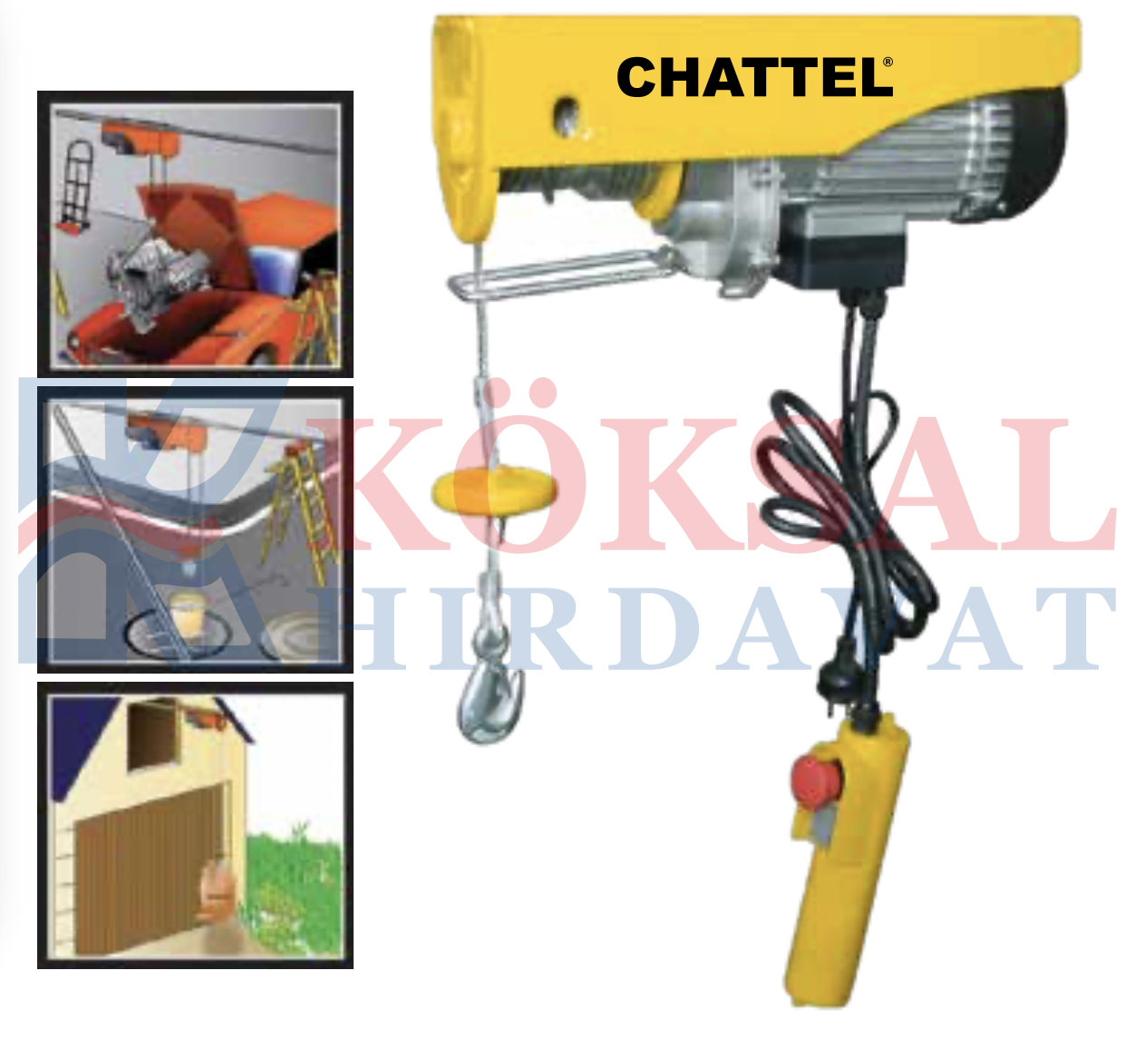 ELEKTRİKLİ VİNÇ CHT-2400 CHATTEL