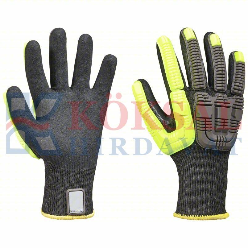 Honeywell 41-4413BE Rig Dog Double Dipped Kesilmeye Dayanıklı Eldiven