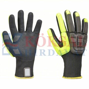 Honeywell 41-4413BE Rig Dog Double Dipped Kesilmeye Dayanıklı Eldiven