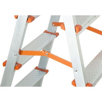 Çift Çıkışlı Profil Merdiven 2+2 Basamaklı