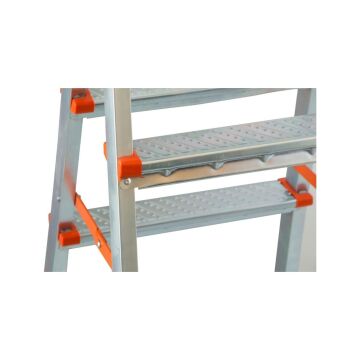 Çift Çıkışlı Profil Merdiven 2+2 Basamaklı