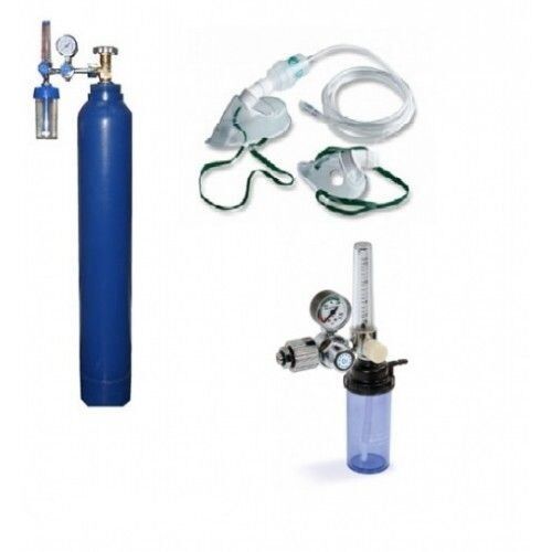 DOLU Oksijen Tüpü + Manometre + 2 MT Kanül set