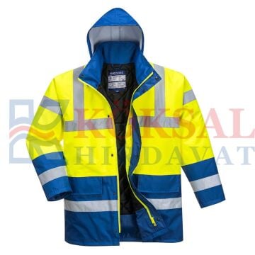 Portwest S466 - Hi-Vis Çift Renkli Trafik Parka