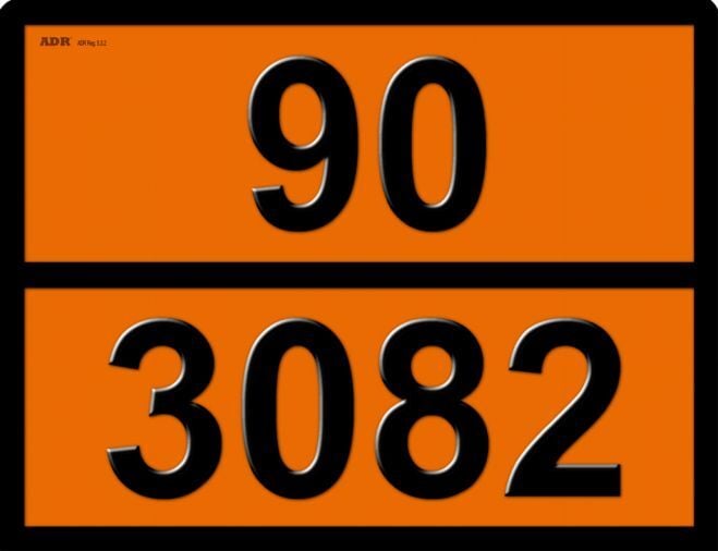 UN 90/3082 TURUNCU PLAKA