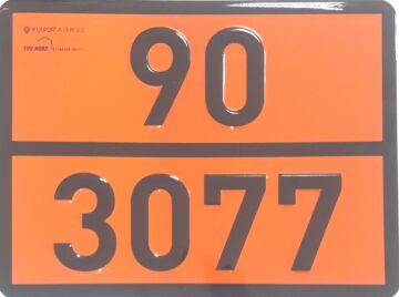 UN 90/3077 TURUNCU PLAKA