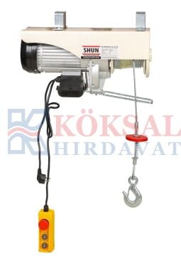 Shun 600/1200 Elektrikli Mini Vinç Carsakal 4 Hareketli