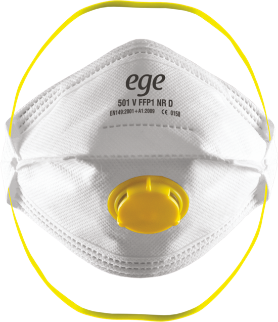 501 V FFP1 NR D Ventilli Maske