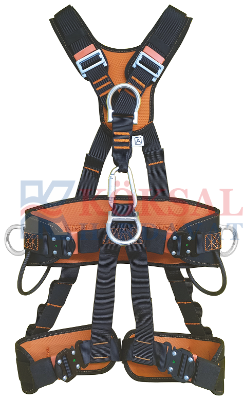 KP 45A Tam Koruma Düşüş Durdurma ve  Konumlandırma Kemeri  Aluminyum D Halkalı