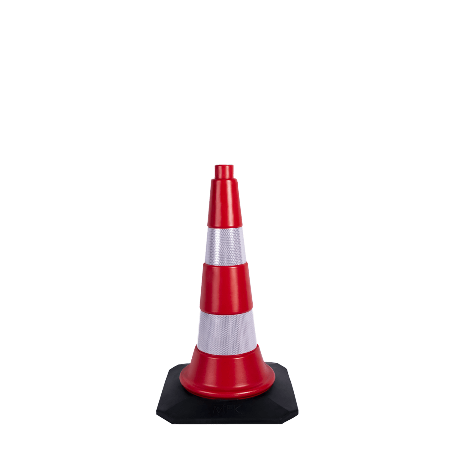 MFK 3550 TRAFİK VE REKLAM KONİSİ 50 CM (KAUÇUK TABANLI)