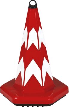 KEDİ GÖZLÜ REKLAM KONİSİ-50 CM-AĞIR