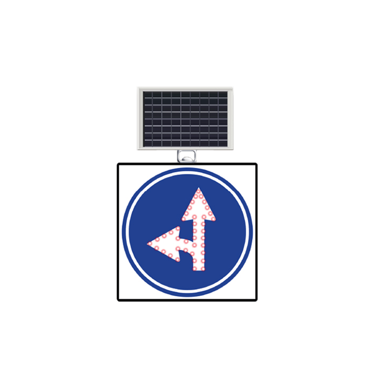 MFK 9612 İLERİ VE SOLA MECBURİ YÖN 60×60 CM