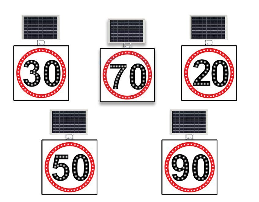 MFK HIZ LİMİTİ TABELALARI 60x60 CM