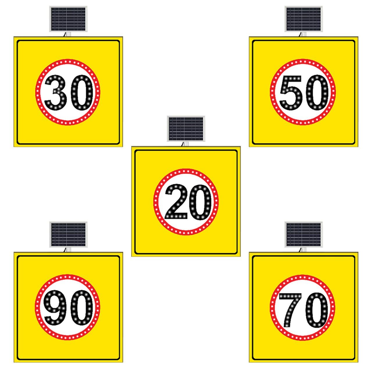 MFK HIZ LİMİTİ TABELALARI 100x100 CM