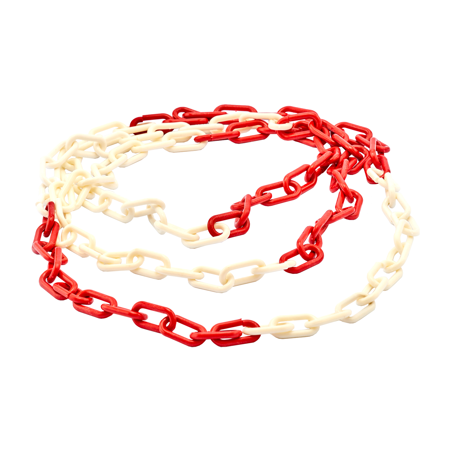 MFK 6668/KB PLASTİK ZİNCİR KIRMIZI BEYAZ 8 MM