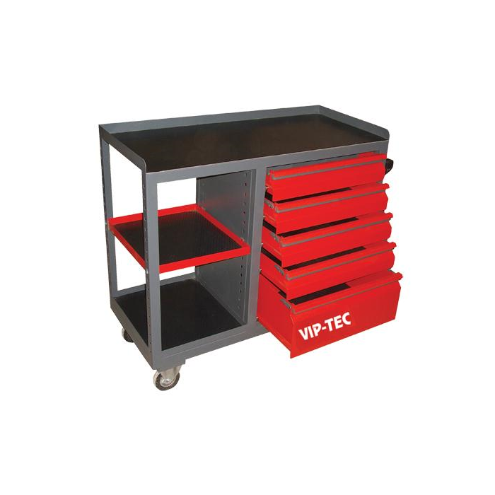 Vip-Tec TAŞIMA ARABASI RAFLI - BOŞ 5 ÇEKMECELİ