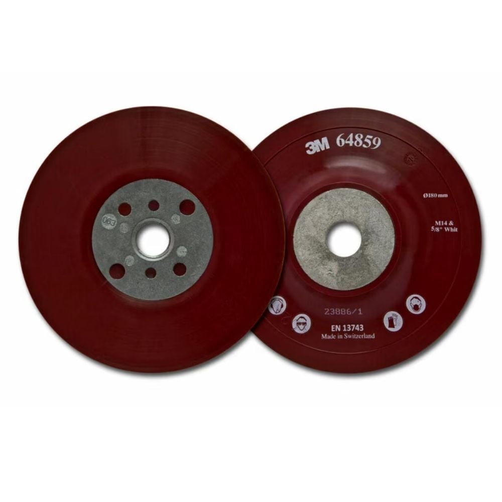 3M Düz Esnek Fiber Disk Destek Tabanı 180mm