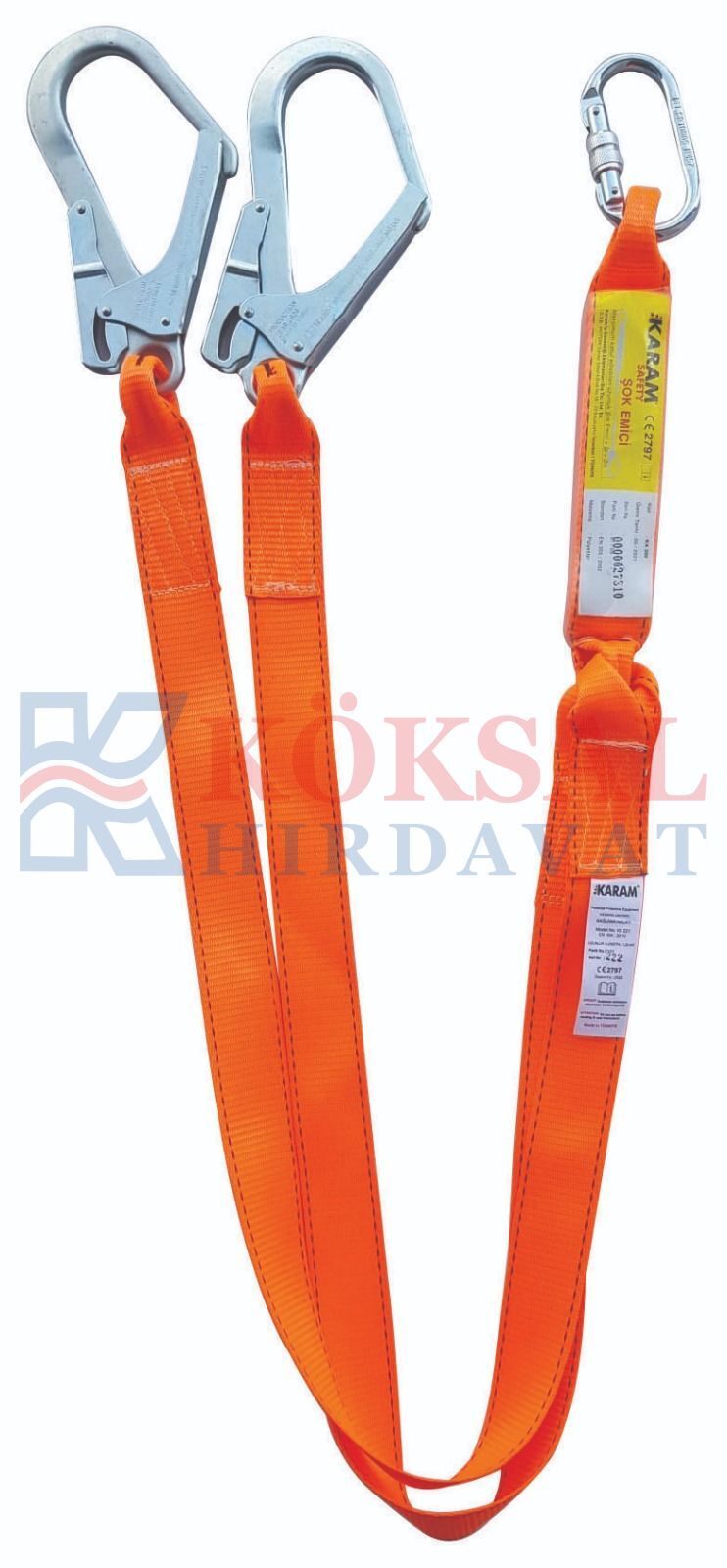 KA361 Şok emici Çift Kollu - Kolonlu Büyük Kancalı