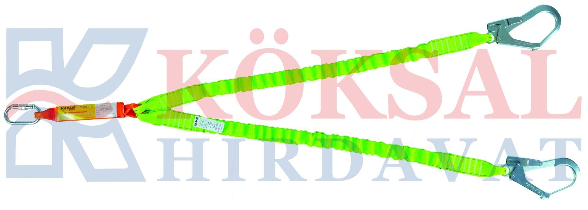 KA371 Şok Emici Elastik Çift Kollu Büyük Kancalı