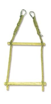 İP MERDİVEN TAHTA BASAMAKLI