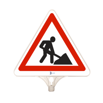 MFK 9201 İLERİDE YOL ÇALIŞMASI VAR LEVHASI (ÇİFT TARAFLI)