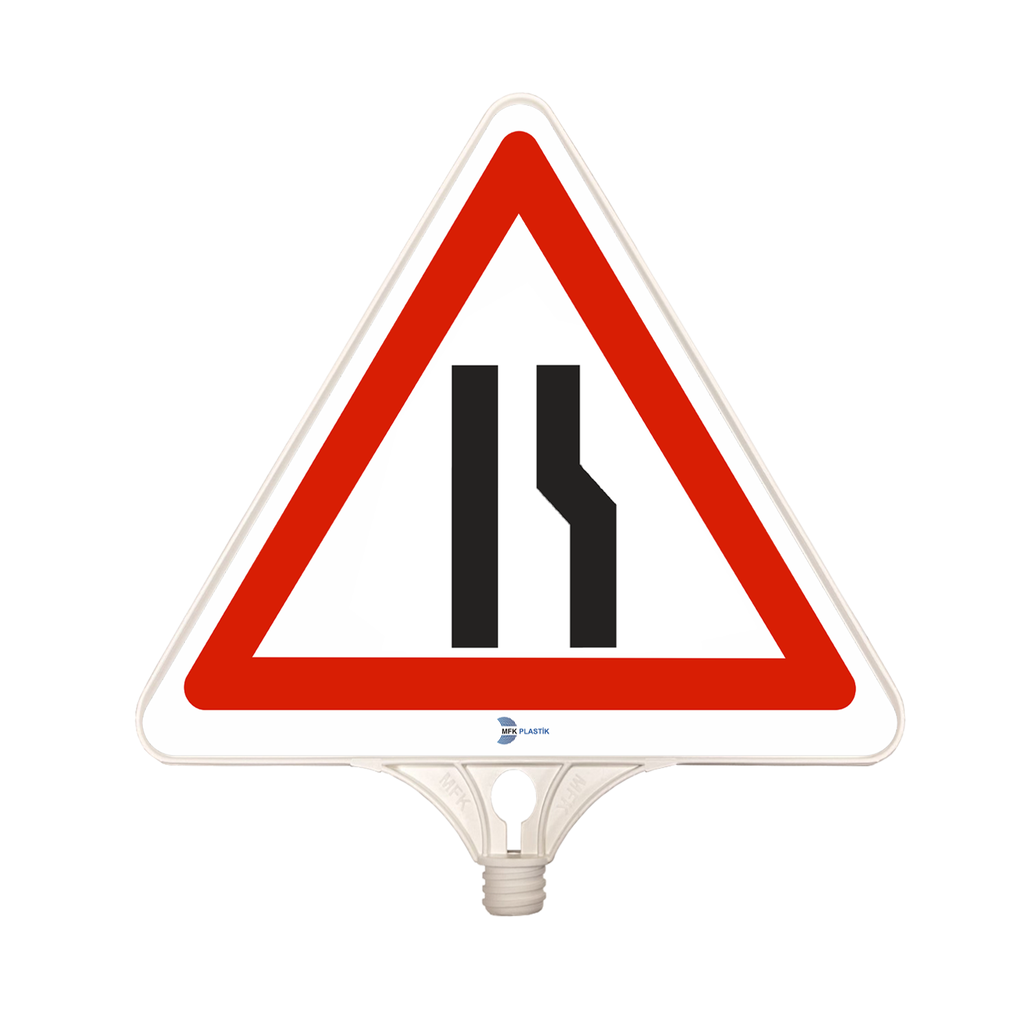 MFK 9205 SAĞDAN İLERİDE DARALAN YOL İŞARETİ (TEK TARAFLI)