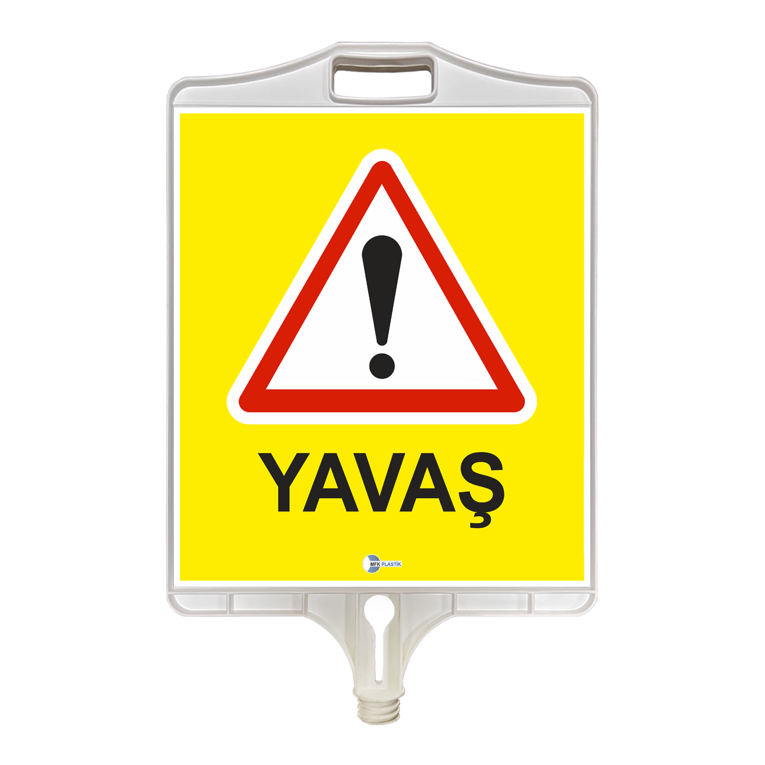 MFK 9309 YAVAŞ UYARI TABELASI (TEK TARAFLI)