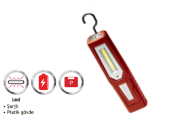 Vip-Tec ŞARJLI LED EL FENERİ - VT891057