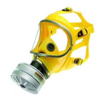 Dräger X-plore 6570 Silikon/PC Tam Yüz Maskesi Polikarbonat Vizörlü, Tek Filtreli