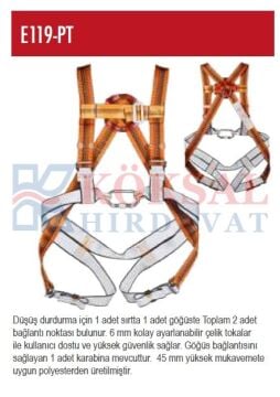 EKS E119 - PT EMNİYET KEMERİ