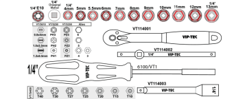 1/4'' LOKMA VE BİTS TAKIMI - 37 PARÇA
