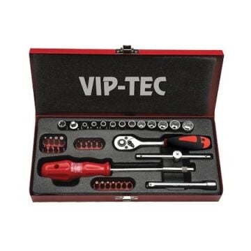 1/4'' LOKMA VE BİTS TAKIMI - 37 PARÇA