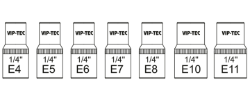 1/4'' DIŞ TORX LOKMA TAKIMI - 7 PARÇA