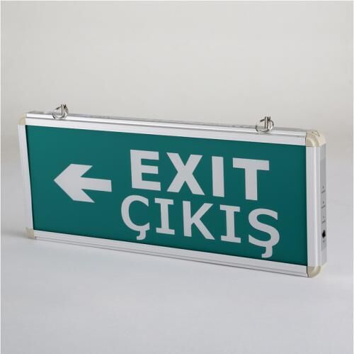 EXIT ÇIKIŞ ARMATÜRÜ LEDLİ 3 SAAT AKÜLÜ 9166