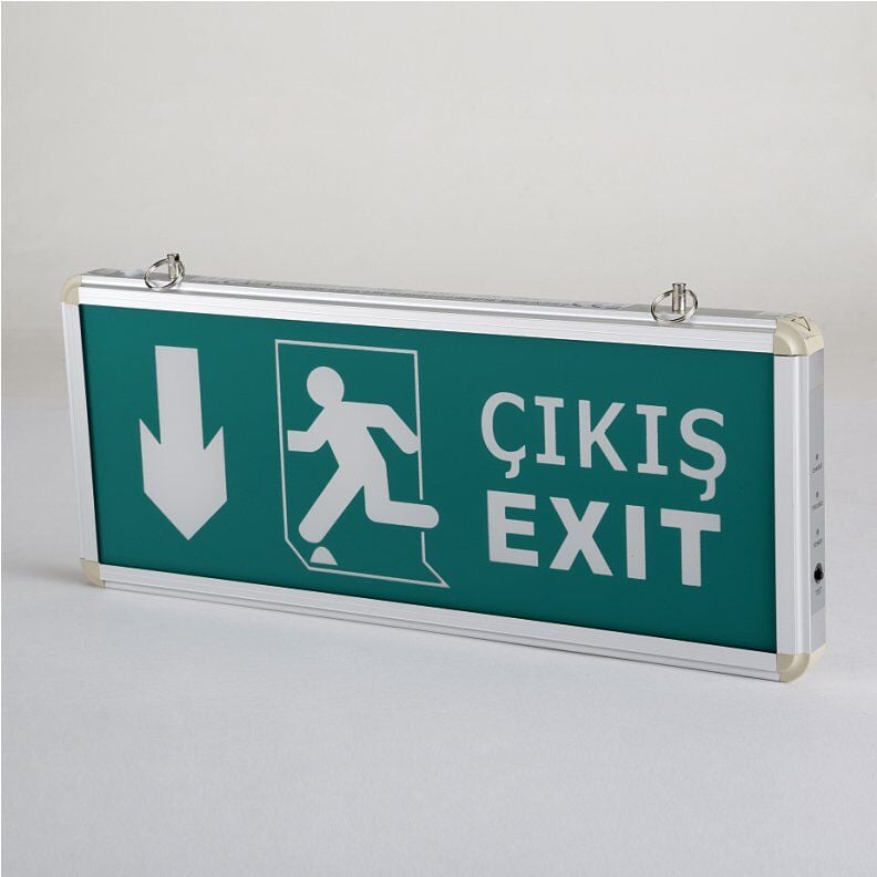 EXIT ÇIKIŞ ARMATÜRÜ LEDLİ 3 SAAT AKÜLÜ 9167