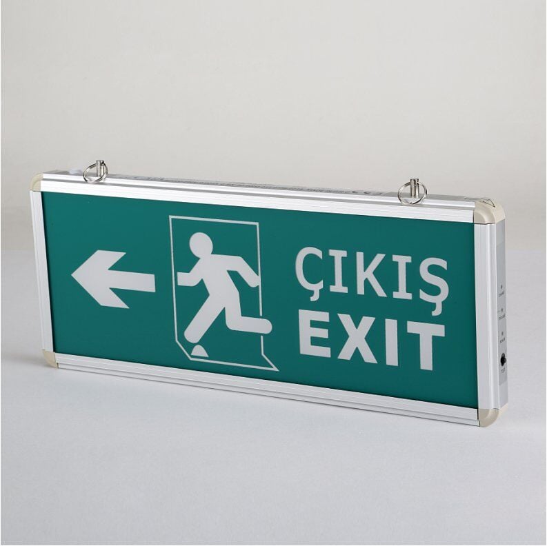 EXIT ÇIKIŞ ARMATÜRÜ LEDLİ 3 SAAT AKÜLÜ 9170