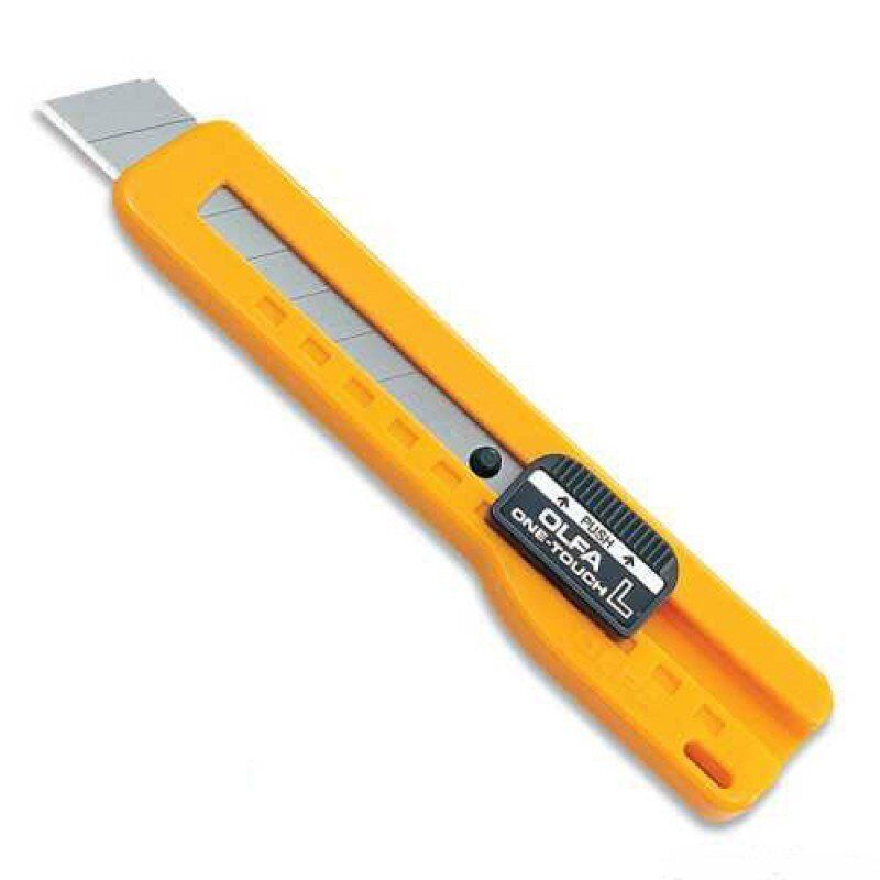 OLFA SL-1 RAY KİLİT MEKANİZMALI GENİŞ MAKET BIÇAĞI