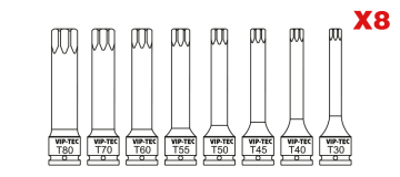 1/2'' HAVALI TORX LOKMALI BİTS SETİ - VT117300