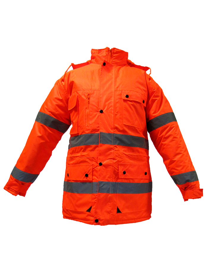 ISGOKULU Turuncu Junior Jn 1052 Reflektörlü Parka Xxl Beden SP100454