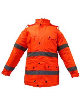 ISGOKULU Turuncu Junior Jn 1052 Reflektörlü Parka Xxl Beden SP100454