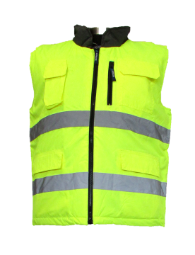 JN1061 Oxford Çift Taraflı Yelek Sarı