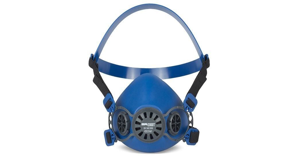 2000-T TPE Çift Filtreli Yarım Yüz Maskesi